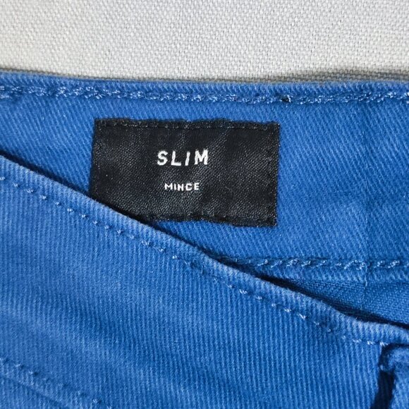 Lucky Brand jeans men's size 31/32 muted pastel blue slim straight leg - Picture 7 of 15